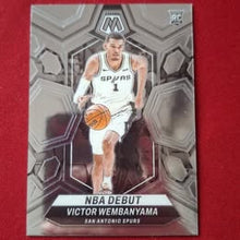 Load image into Gallery viewer, 2023 Mosiac Victor Wembanyama NBA Debut #257 S.A. Spurs TRACKING IS INCLUDED