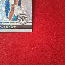 Load image into Gallery viewer, 2024 Mosiac Marcus Sasser Introductions Sparkle Prizm RC #4 TRACKING IS INCLUDED