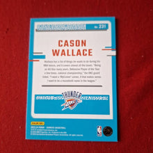 Load image into Gallery viewer, 2024 Donruss Cason Wallace Green Laser Rated RC #231 Thunder TRACKING IS INCLUDED