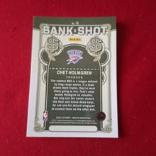 Load image into Gallery viewer, 2024 Mosiac Chet Holmgren Bank Shot $15 Thunder TRACKING IS INCLUDED