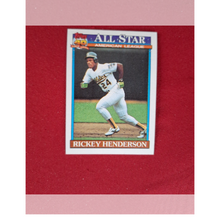 Load image into Gallery viewer, 1991 Topps 40th Rickey Henderson All-Star #391 Oakland A's HOF SHIPPING IS INCLUDED