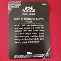 Load image into Gallery viewer, 2015 Topps Wade Boggs Whatever Works Boston Red Sox HOF SHIPPING IS INCLUDED