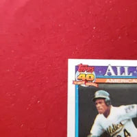 Load image into Gallery viewer, 1991 Topps 40th Rickey Henderson All-Star #391 Oakland A's HOF SHIPPING IS INCLUDED