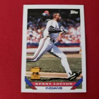 Load image into Gallery viewer, 1993 Topps Kenny Lofton Gold Cup RC #331 Cleveland Gaurdians SHIPPING IS INCLUDED