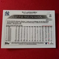 Load image into Gallery viewer, 2022 Topps Chrome DJ LeMahieu #20 New York Yankees SHIPPING IS INCLUDED