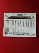 Load image into Gallery viewer, 2022 Topps Chrome Starling Marte #132 New York Mets SHIPPED AND INSURED