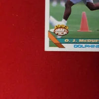 Load image into Gallery viewer, 1993 Topps O.J. McDuffie RC #326 Miami Dolphins SHIPPED AND INSURED
