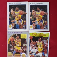 Load image into Gallery viewer, Magic Johnson Lot (4 Cards) L.A. Lakers HOF SHIPPING IS INCLUDED