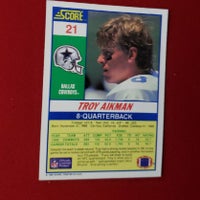 Load image into Gallery viewer, 1990 Score Troy Aikman #21 UCLA Bruins Dallas Cowboys HOF SHIPPING IS INCLUDED