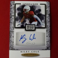 Load image into Gallery viewer, 2021 Sage Premier Draft Riley Cole Auto #A64 South Alabama Green Bay Packers SHIPPING INCLUDED