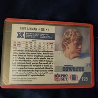 Load image into Gallery viewer, 1991 ProSet Troy Aikman #128 Cowboys HOF SHIPPING IS INCLUDED