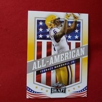 Load image into Gallery viewer, Terrace Marshall Jr. Leaf RC Lot (4 cards) LSU Tigers Carolina Panthers SHIPPED AND IN-HOUSE INSURED