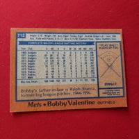 Load image into Gallery viewer, 1978 Topps Bobby Valentine #712 New York Mets SHIPPING IS INCLUDED