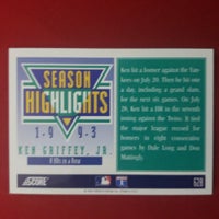 Load image into Gallery viewer, 1994 Score Ken Griffey Jr. #628 8 HR's in a row SHIPPING IS INCLUDED