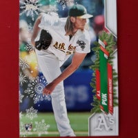 Load image into Gallery viewer, 2020 Topps Holiday A.J. Puk RC # HW193 Florida Gators Oakland Athletics SHIPPING INCLUDED