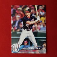Load image into Gallery viewer, 2018 Topps Andrew Stevenson RC #261 Washington Nationals SHIPPING INCLUDED