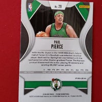 Load image into Gallery viewer, 2019 Panini Prizm Paul Pierce Red, White & Blue Prizm #29 Kansas Jayhawks Boston Celtics