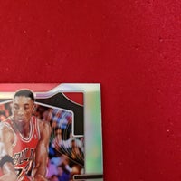 Load image into Gallery viewer, 2020 Prizm Scottie Pippen #10 Silver Prizm Chicago Bulls HOF SHIIPPING INCLUDED