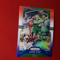 Load image into Gallery viewer, 2019 Panini Prizm Shawn Kemp Red, White & Blue Prizm #14 Oklahoma City Thunder HOF SHIPPING INCLUDED