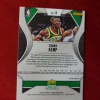 Load image into Gallery viewer, 2019 Panini Prizm Shawn Kemp Red, White & Blue Prizm #14 Oklahoma City Thunder HOF SHIPPING INCLUDED