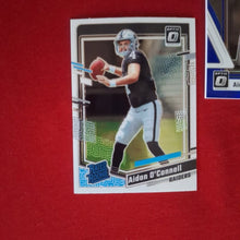 Load image into Gallery viewer, Aiden O&#39;Connell RC 2 card Lot Las Vegas Raiders TRACKING IS INCLUDED
