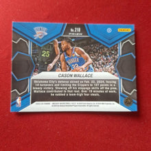 Load image into Gallery viewer, 2024 Mosiac Cason Wallace Sparkle prizm RC #218 Thunder TRACKING IS INCLUDED
