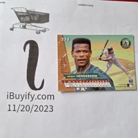 Load image into Gallery viewer, 1993 Fleer Ultra Rickey Henderson #258 Oakland Athletics HOF SHIPPING IS INCLUDED
