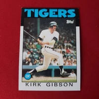 1986 Topps Kirk Gibson #295 Detroit Tigers SHIPPING IS INCLUDED