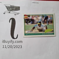 Load image into Gallery viewer, 1991 Topps 40th Rickey Henderson #670 Oakland A&#39;s HOF SHIPPING IS INCLUDED
