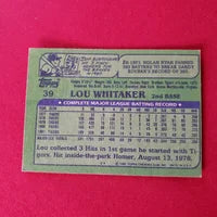 Load image into Gallery viewer, 1982 Topps Lou Whitiker #39 Detroit Tigers SHIPPING IS INCLUDED
