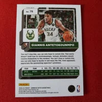 Load image into Gallery viewer, 2023 Optic Giannis Antetokounmpo #75 Purple Prizm Bucks SHIPPING IS INCLUDED
