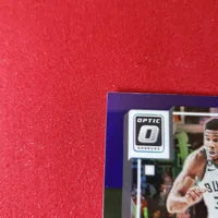Load image into Gallery viewer, 2023 Optic Giannis Antetokounmpo #75 Purple Prizm Bucks SHIPPING IS INCLUDED

