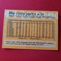 Load image into Gallery viewer, 1988 Topps Ozzie Smith #460 St Louis Cardinals HOF SHIPPING IS INCLUDED
