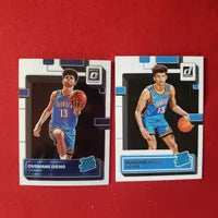 Ousmane Dieng Rated Rookie Lot (Donruss & Optic) Okc Thunder/French National Team SHIPPING IS INCLUDED