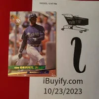 Load image into Gallery viewer, 1993 Fleer Ultra Ken Griffey Jr. #619 Seattle Mariners HOF SHIPPING IS INCLUDED
