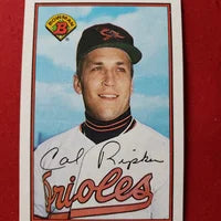 Load image into Gallery viewer, 1989 Bowman Cal Ripkin #9 Baltimore Orioles HOF SHIPPING IS INCLUDED
