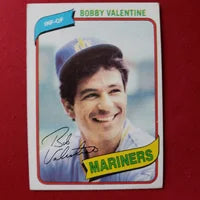 1980 Topps Bobby Valentine #56 Seattle Mariners SHIPPING IS INCLUDED