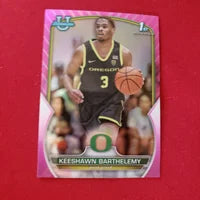 Load image into Gallery viewer, 2023 Bowman U 1st Bowman Keeshawn Barthelemy #17 Pink SHIPPING IS INCLUDED
