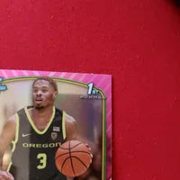 Load image into Gallery viewer, 2023 Bowman U 1st Bowman Keeshawn Barthelemy #17 Pink SHIPPING IS INCLUDED
