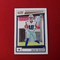 2022 Score Jalen Tolbert RC #385 South Alabama SHIPPING IS INCLUDED