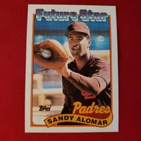 1989 Topps Sandy Alomar Future Star #648 San Diego Padres SHIPPING IS INCLUDED