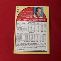 Load image into Gallery viewer, 1990 NBA Hoops Spud Webb #35 Atlanta Hawks SHIPPING IS INCLUDED
