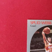 Load image into Gallery viewer, 1990 NBA Hoops Spud Webb #35 Atlanta Hawks SHIPPING IS INCLUDED
