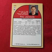 Load image into Gallery viewer, Legendary coach 1990 NBA Hoops Phil Jackson #308 Chicago Bulls HOF SHIPPING IS INCLUDED
