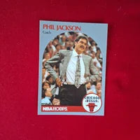 Load image into Gallery viewer, Legendary coach 1990 NBA Hoops Phil Jackson #308 Chicago Bulls HOF SHIPPING IS INCLUDED
