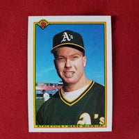 1990 Bowman Mark McGwire #454 Oakland Athletics SHIPPING IS INCLUDED