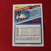 Load image into Gallery viewer, 1993 Topps Kenny Lofton Gold Cup RC #331 Cleveland Gaurdians SHIPPING IS INCLUDED
