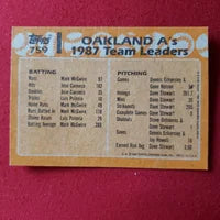 Load image into Gallery viewer, 1988 Topps Bash brothers Canseco McGwire Athletics #759 SHIPPING IS INCLUDED
