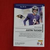 Load image into Gallery viewer, 2022 Prestige Justin Tucker Prestigious Pros #PP-19 Ravens SHIPPING IS INCLUDED
