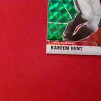 Load image into Gallery viewer, 2020 Mosiac Kareem Hunt Green Prizm Tulane Rockets Browns SHIPPING IS INCLUDED
